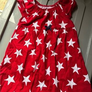Carter's Red and White Baby Dress 6-9 months with red bloomers